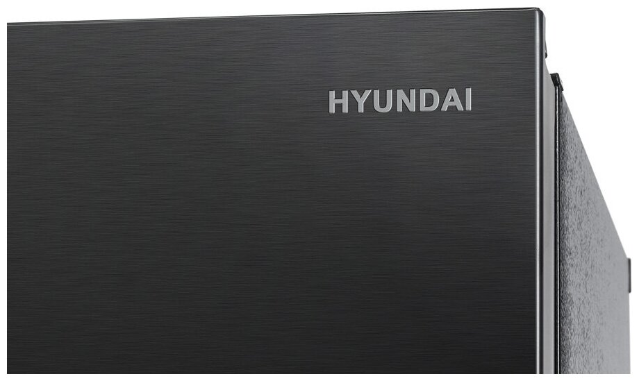 Холодильник HYUNDAI CS5003F, двухкамерный, черная сталь [cs5003f черная сталь] - фото №5