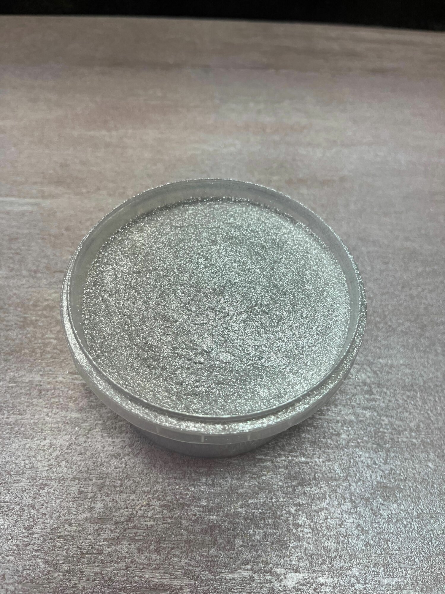 Пигмент перламутровый Супер серебряный белый, мерцающий 100 гр.
