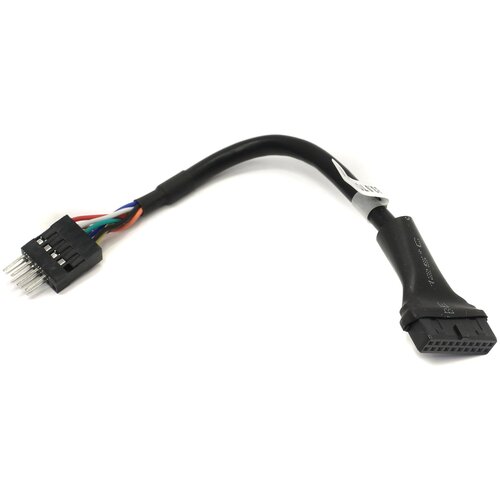 Кабель ESPADA USB 2.0 (9-pin) - USB 3.0(19-pin) (10pinMto20pinF), 0.16 м, черный ноутбук msi pulse gl76 12uck 278xru free dos grey 9s7 17l414 278