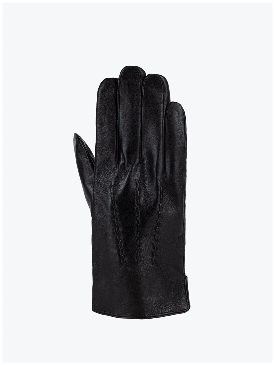 Перчатки мужские из натуральной кожи Aleo 43712 черный 