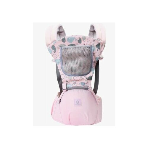 Эргономичный рюкзак-кенгуру/эргорюкзак-слинг для переноски детей/розовый