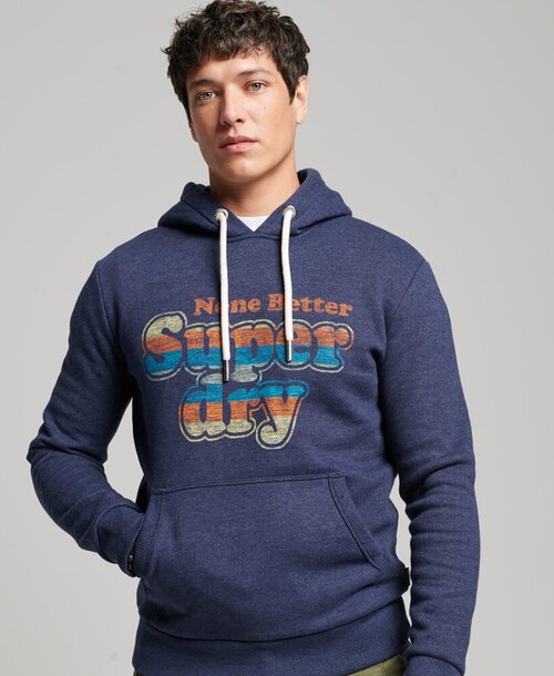 Худи Superdry, размер M, синий