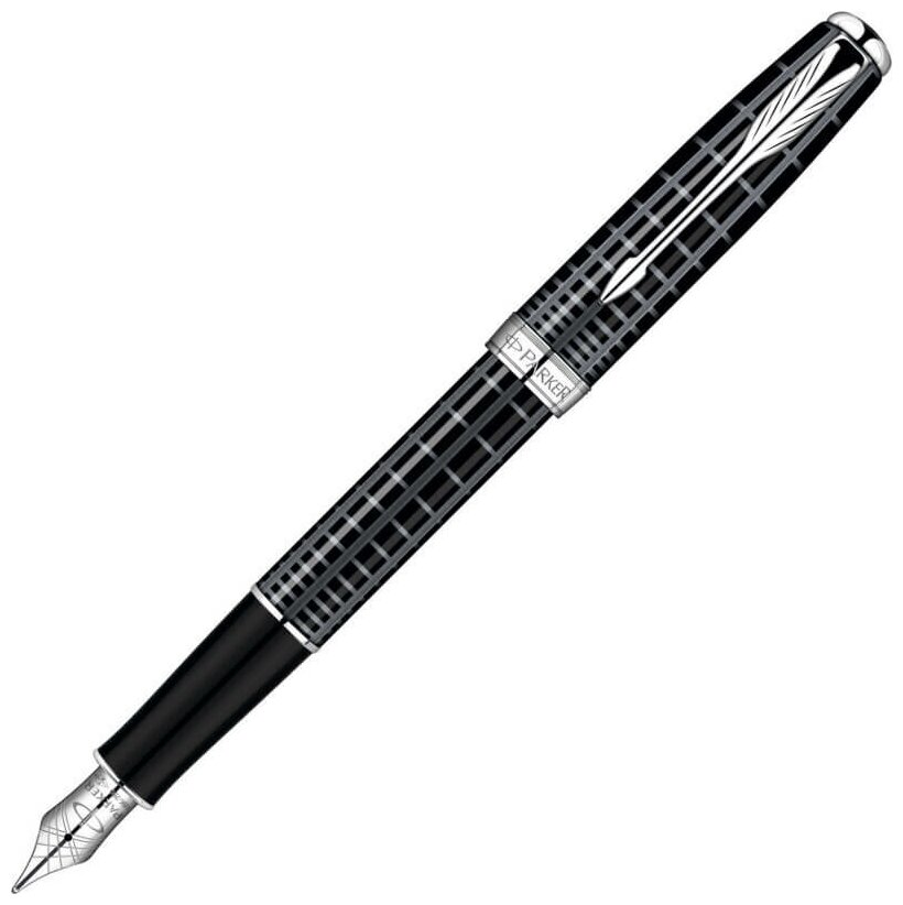 Перьевая ручка Parker Sonnet Premium F531 Laquer Dark Grey CT S0912390
