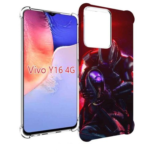 Чехол MyPads Mass Effect для Vivo Y16 4G/ Vivo Y02S задняя-панель-накладка-бампер чехол mypads mass effect для vivo y16 4g vivo y02s задняя панель накладка бампер