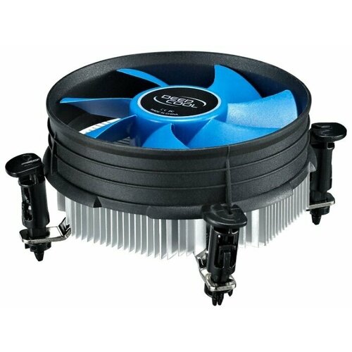 Кулер для процессора Deepcool THETA 9 PWM 1700 (серебристый/черный/голубой) кулер cooler master i30 lga1150 1151 1155 1156 алюминий 92x92x25 2600 об мин 31 cfm 28 дб 3 pin box