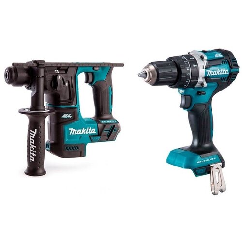 Makita DLX2271 SOLO Набор инструментов DHR171DDF484 Перфоратор шуруповерт 18VBIMotor 54Нм 3637300₽