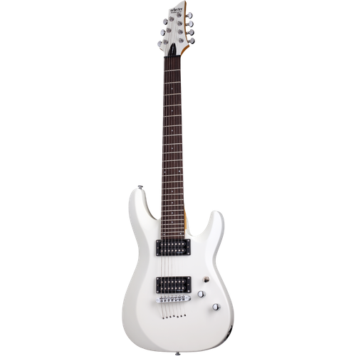 Schecter C-8 Deluxe SWHT Гитара электрическая восьмиструнная, крепление грифа: на болтах