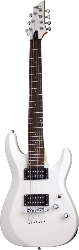 Schecter C-8 Deluxe SWHT Гитара электрическая восьмиструнная, крепление грифа: на болтах