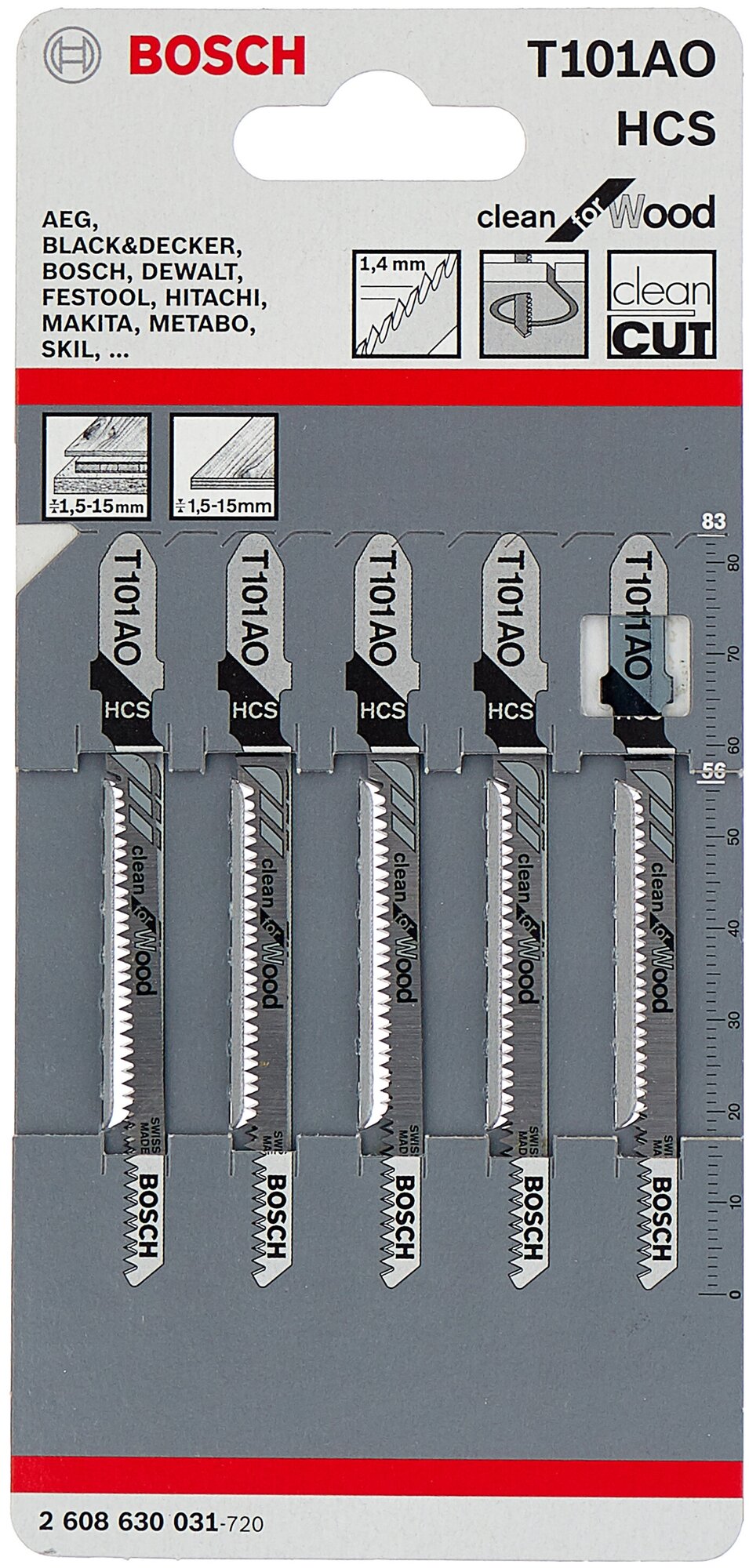 Пилка BOSCH 2608630031