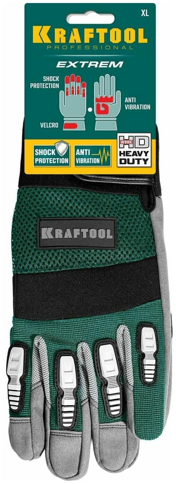 Профессиональные комбинированные перчатки KRAFTOOL Extrem — фото 1