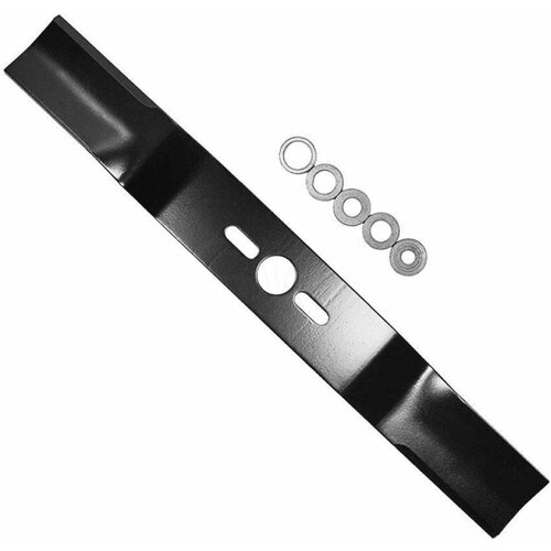 Нож для колесной газонокосилки 510х57х4 мм, посадка 25.4 мм + 5 переходных колец S.E.B. 201HO-510