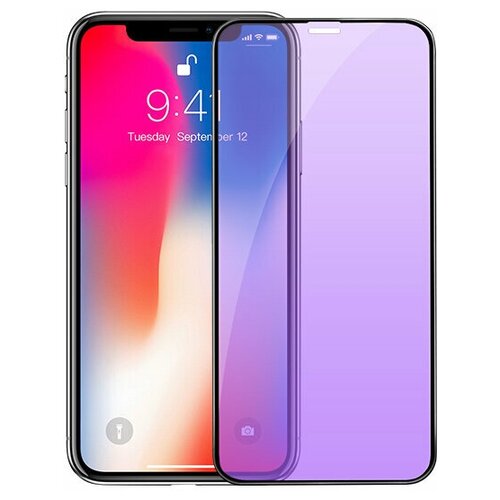 Защитное стекло Hoco Eye protection A4 tempered glass для Apple iPhone X для Apple iPhone X, 1 шт., черный защитное стекло hoco fast attach a8 tempered glass для apple iphone x для apple iphone x 1 шт черный