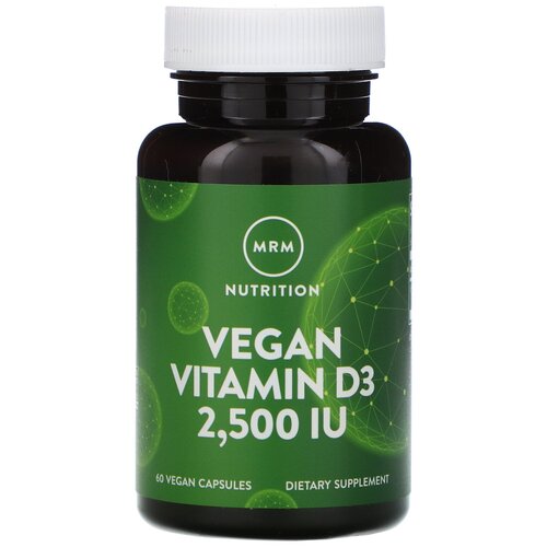 Капсулы MRM Vegan Vitamin D3, 50 г, 5000 МЕ, 60 шт.