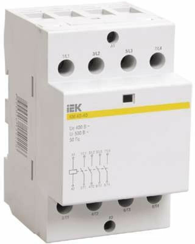 Модульный контактор IEK MKK20-40-40 40А
