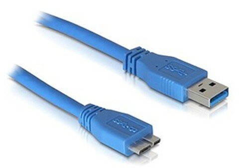 Кабель USB3.0 Am-microB 5Bites UC3002-010 синий - 1 метр