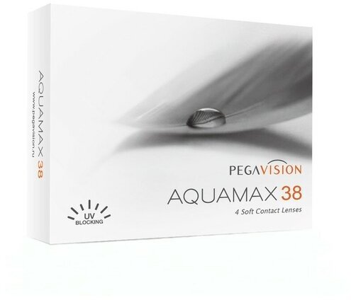 PegaVision Aquamax 38 (4 линзы) Квартальные -3.75 R 8.6