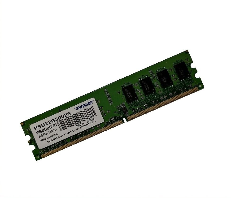 Модуль памяти PATRIOT DDR2 - 2Гб 800, DIMM, Ret - фото №10