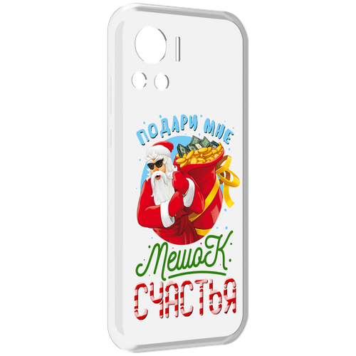 Чехол MyPads Подарите мне мешок денег для Motorola Edge 30 Ultra задняя-панель-накладка-бампер