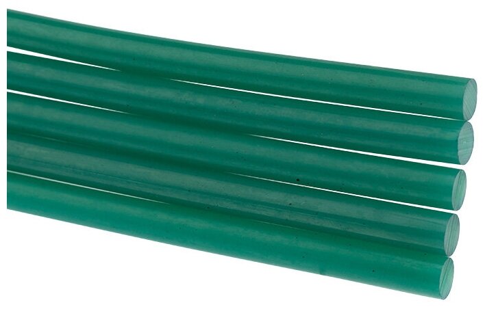 Клеевые стержни REXANT Ø7 мм 100 мм зеленые 6 шт блистер