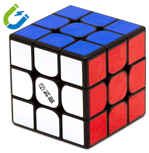 Головоломка QiYi MoFangGe 3x3 MS Magnetic Черный