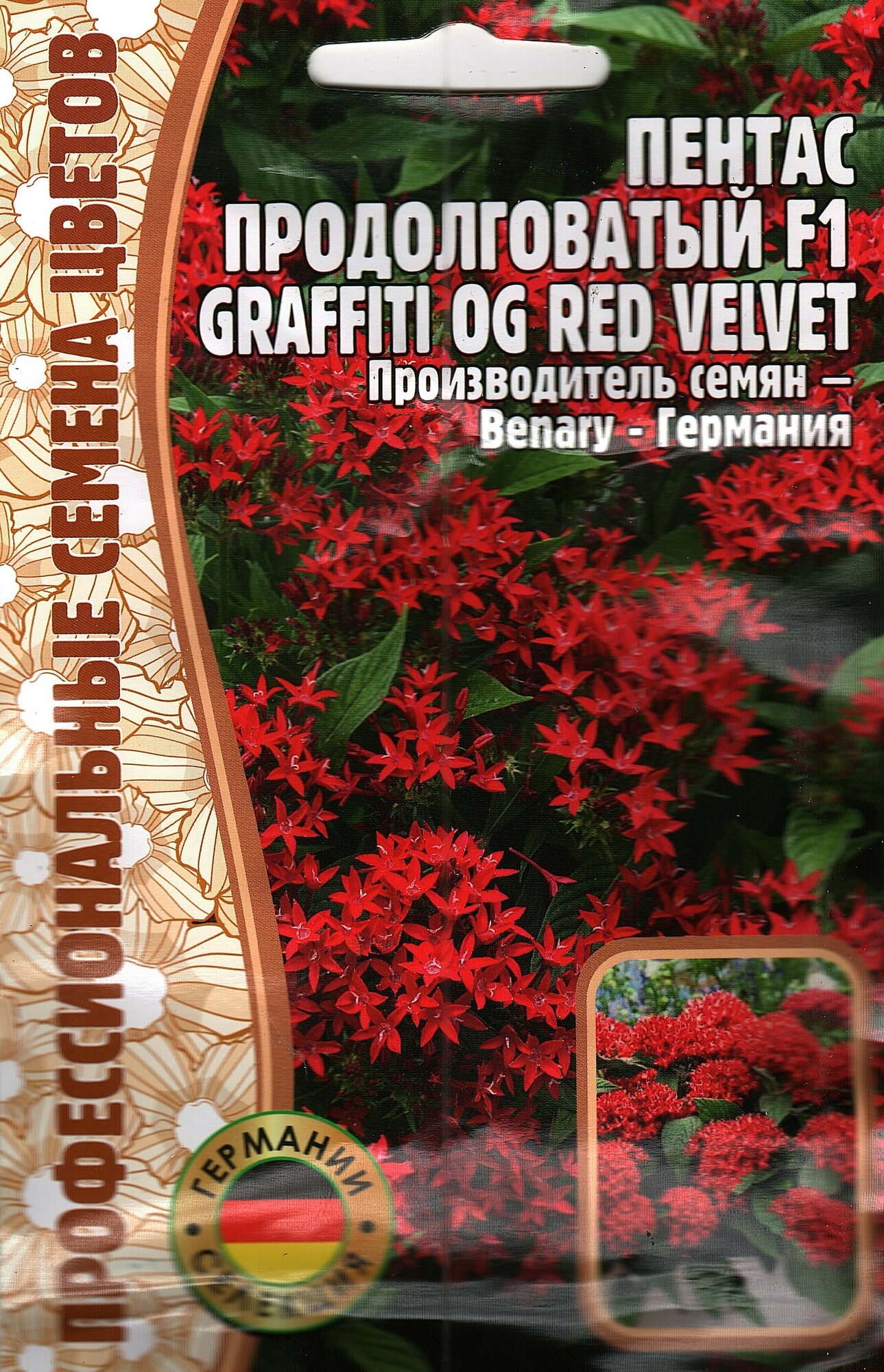 Пентас Продолговатый F1 Graffiti og red velvet многолетник ( 1 уп: 3 драже )