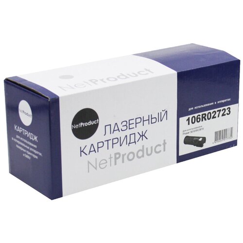 Картридж NetProduct N-106R02723, 14100 стр, черный картридж profiline pl 106r02723 14100 стр черный