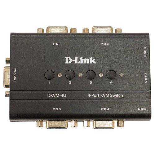 KVM-переключатель D-link DKVM-4U/С