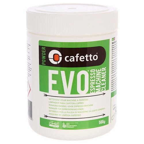 Cafetto Evo Powder средство для чистки кофемашин органик 500 гр