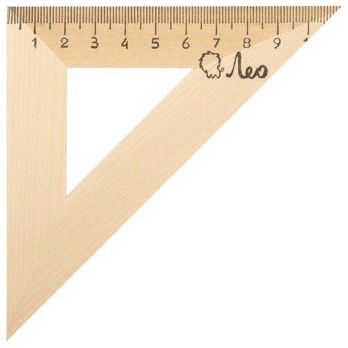 Треугольник ЛЕО деревянный 11 см 45 градусов 25 шт WTL-4511 59₽