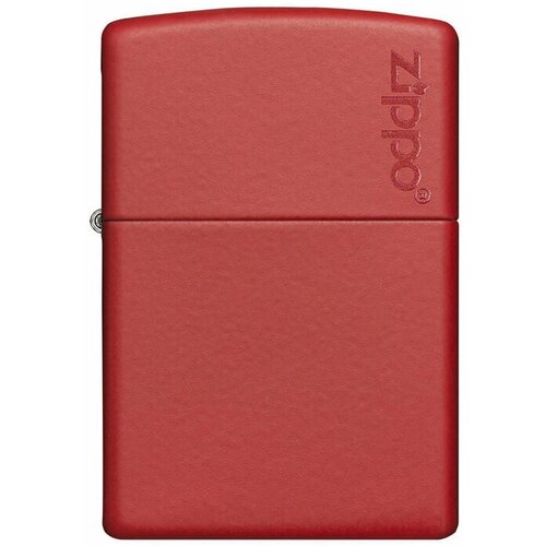 Зажигалка ZIPPO Classic с покрытием Red Matte, латунь/сталь, красная, матовая, 38x13x57 мм зажигалка zippo classic с покрытием black matte латунь сталь чёрная матовая 36x12x56 мм