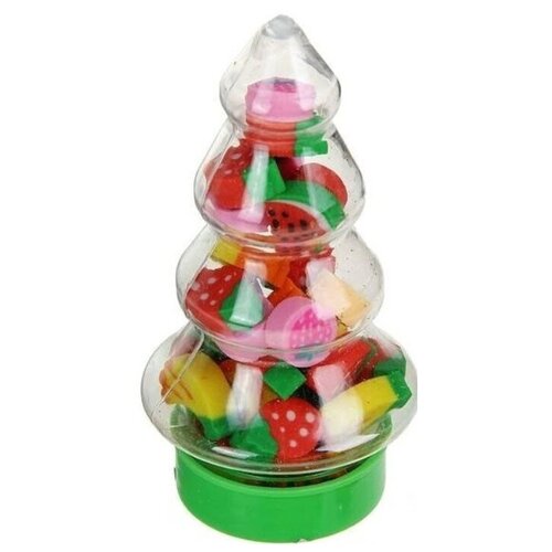 фото Calligrata набор ластиков елочка разноцветный