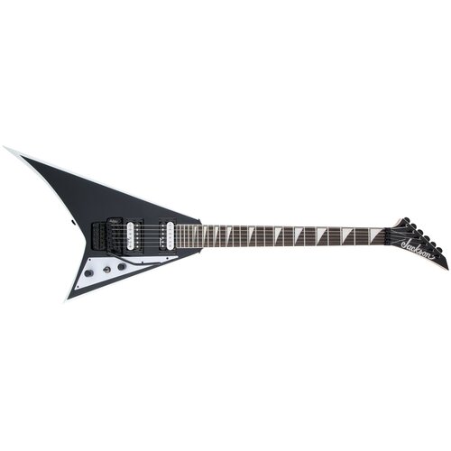 Электрогитара Jackson Rhoads JS32 BLACK WITH WHITE BEVELS электрогитара jackson js32 king v white with black bevels