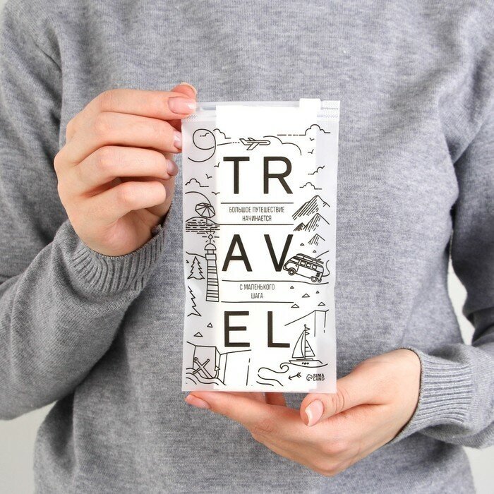 Пакет для путешествий «Travel», 14 мкм, 9 х 16 см - фотография № 3
