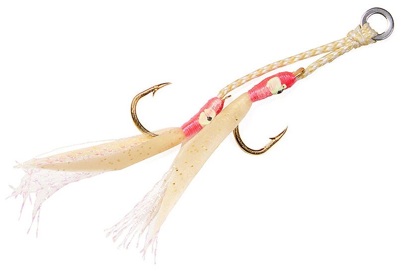 Крючки Double assist hook ASARI Flash Fly SS #04