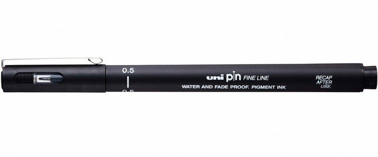Линер PIN 05 - 200(S), чёрный, 0.5 мм.