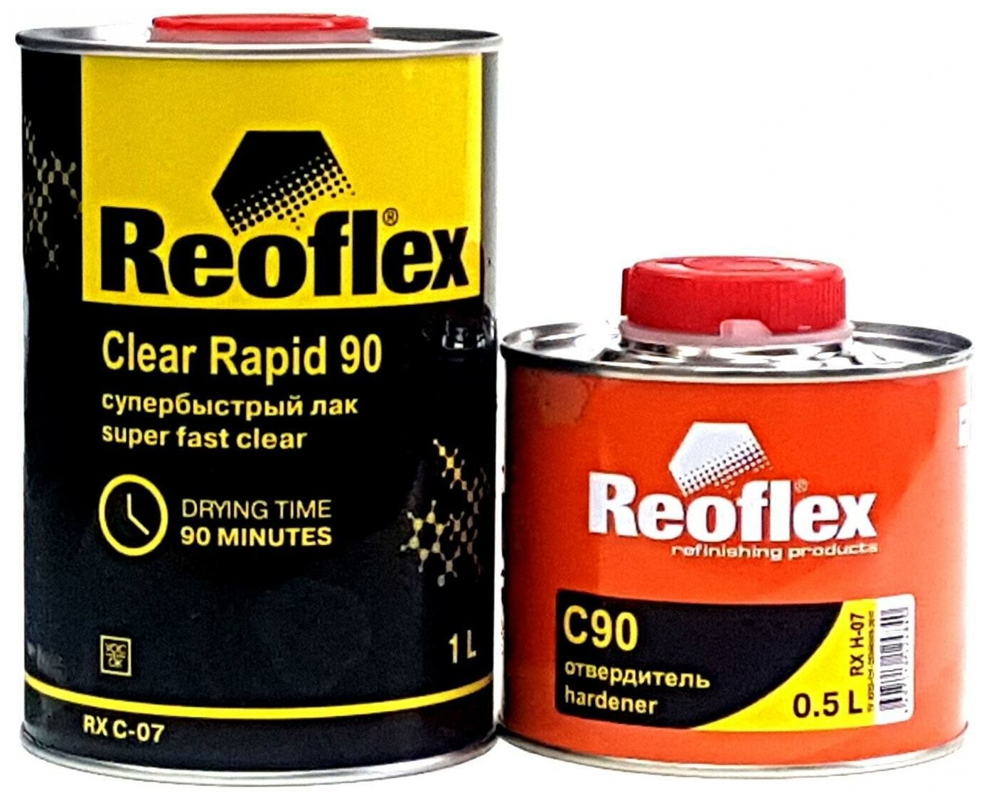 Супер-быстрый лак против царапин Reoflex Clear Rapid 90 Super Fast 1 л.+ с отвердителm 0,5 л.