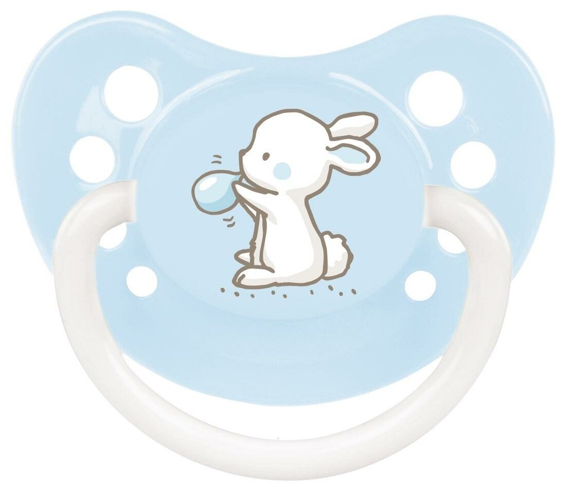Силиконовая симметричная пустышка Canpol babies Little Cutie, 0-6 мес., розовый (23/265 Розовый) - фото №1