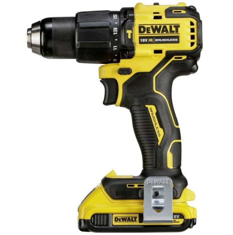 Аккумуляторная ударная дрель-шуруповерт DEWALT DCD709D2T-QW