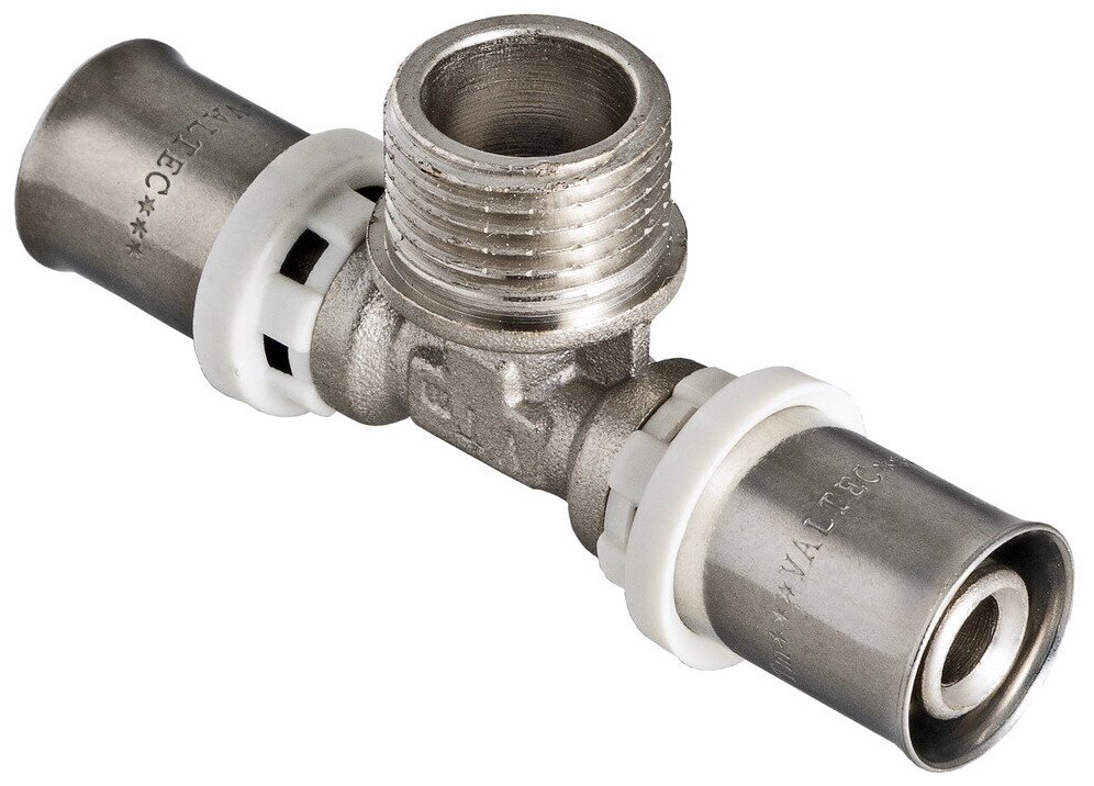 Пресс-фитинг Valtec тройник с переходом на наружную резьбу 20 х 1/2" х 20 - фото №17