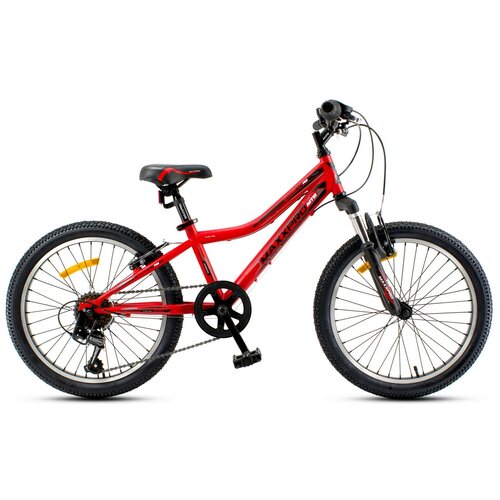 фото Велосипед maxxpro steely 20 pro красно-чёрный
