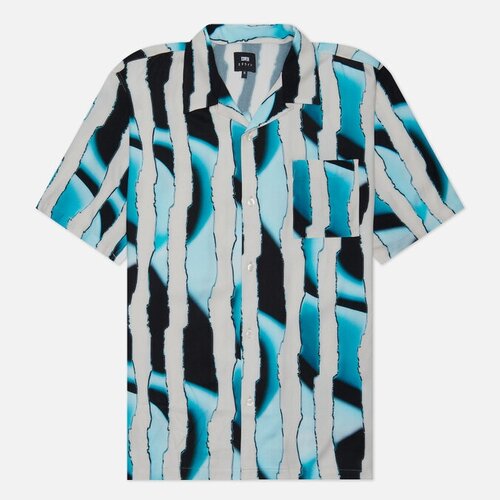 Мужская рубашка Edwin Multidimensional Stripes голубой, Размер XXL