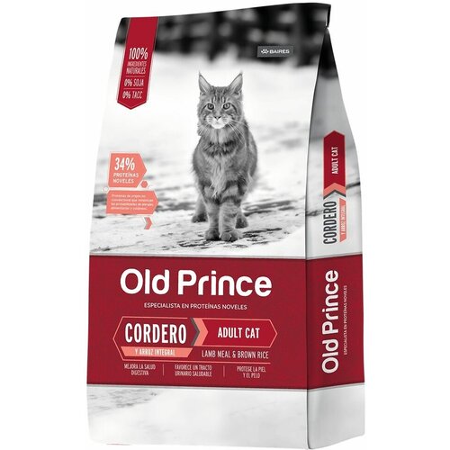 Old Prince (Олд Принц) Noveles - Сat Adult 3 Kg (Для взрослых кошек. Ягнёнок, бурый рис)