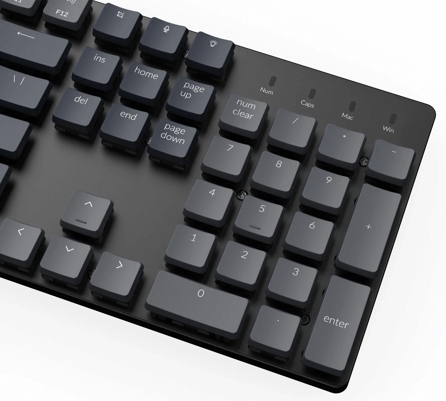 Клавиатура Wireless Keychron механическая ультратонкая, Full Size, RGB подсветка, Blue Switch - фото №8