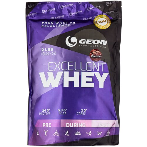 Протеин GEON Excellent Whey, 920 гр., шоколад