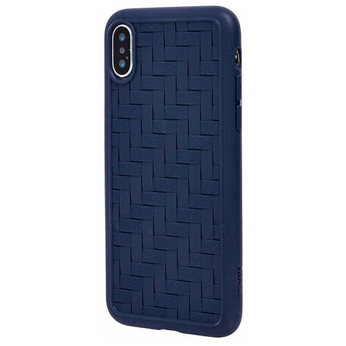 Чехол силиконовый для iPhone X/XS, HOCO, Tracery series TPU soft case, синий
