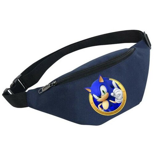 фото Сумка поясная noname, синий