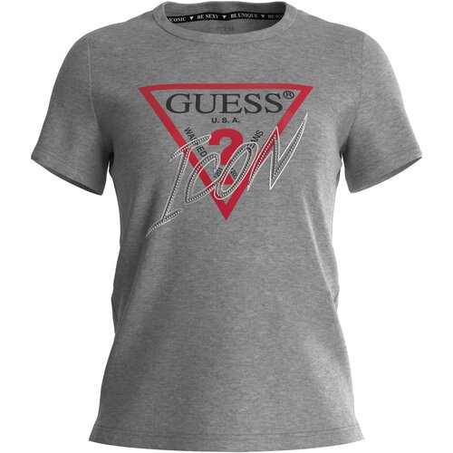 Футболка GUESS, хлопок, размер S, розовый