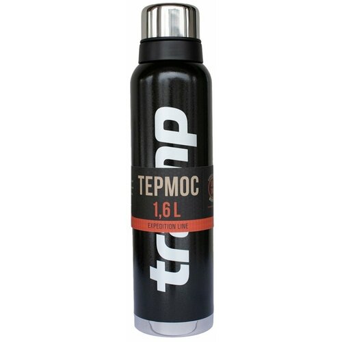 Термос TRAMP черный 1,6 л доп. кружка TRC-029