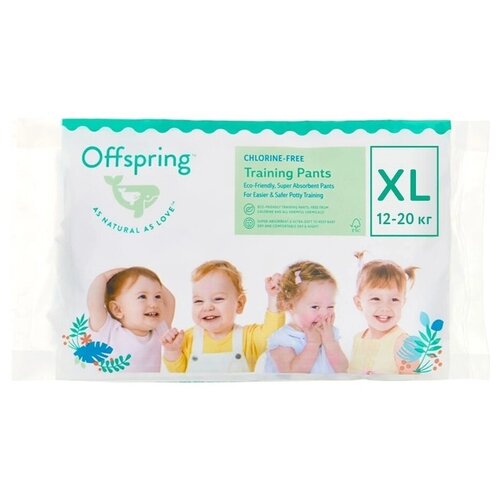 фото Offspring трусики xl (12-20 кг), 30 шт., лимоны