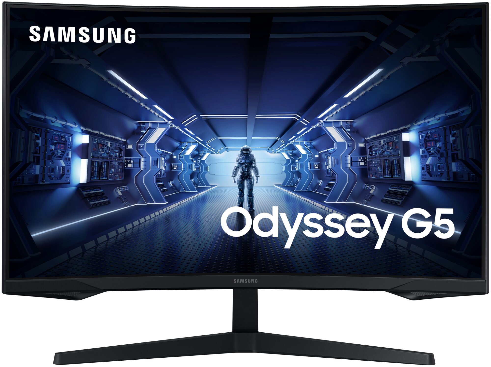 Монитор Samsung 32" C32G55TQ черный VA LED 1ms 16:9 HDMI матовая 1000:1 200cd 178гр/178гр 2560x1440 DisplayPort WQHD 5.7кг